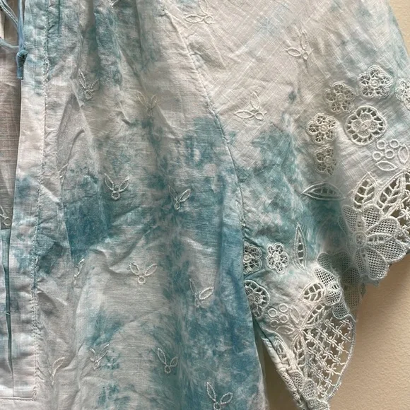 New Women’s Anthropologie Embroidered Tie-Dye Blouse!!🔥🔥🔥 - Picture 8 of 15